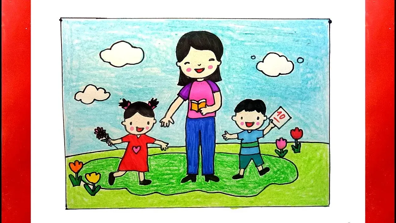 Gợi ý món quà tri ân ý nghĩa nhất với tranh vẽ tay 20/11 đầy cảm xúc · ảnh 3