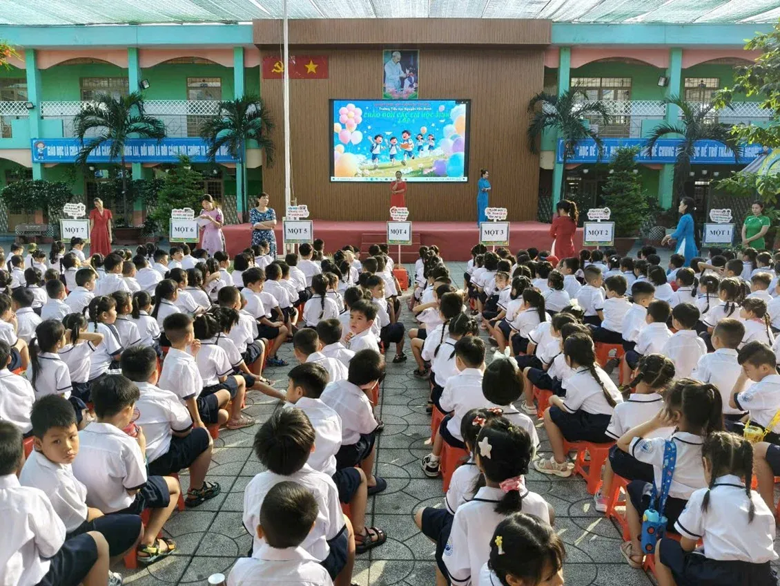 Tuyển tập 100+ hình ảnh trường tiểu học rộn ràng nhất