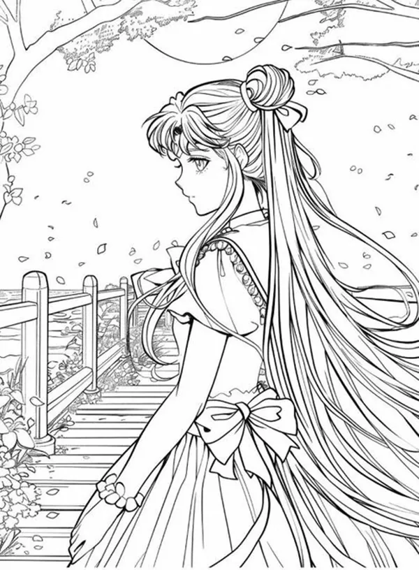 100+ ảnh tranh tô màu anime đẹp mắt, sáng tạo · ảnh 2