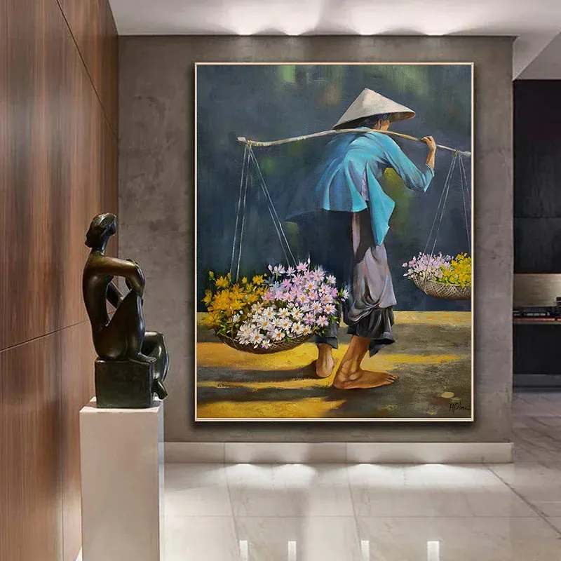 Bộ sưu tập 47 ảnh tranh sơn dầu rực rỡ