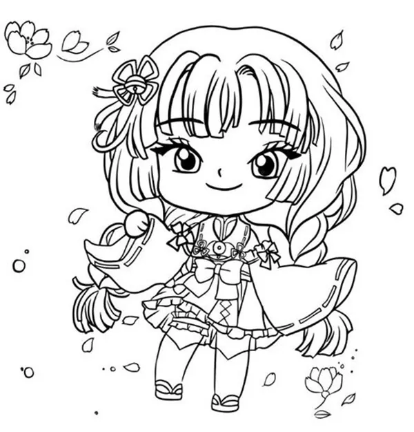 Tuyển tập 1000+ ảnh tranh tô màu anime sinh động · ảnh 1